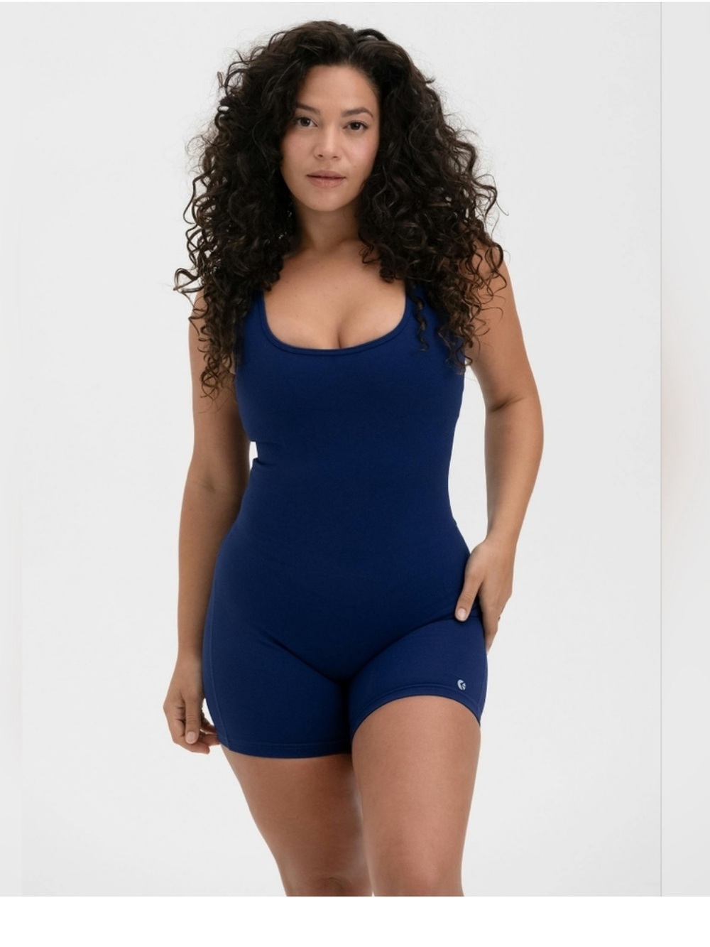 ethika Deep Navy Scoop Romper